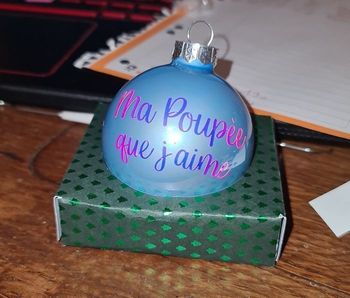 Boule de noel personnalisé