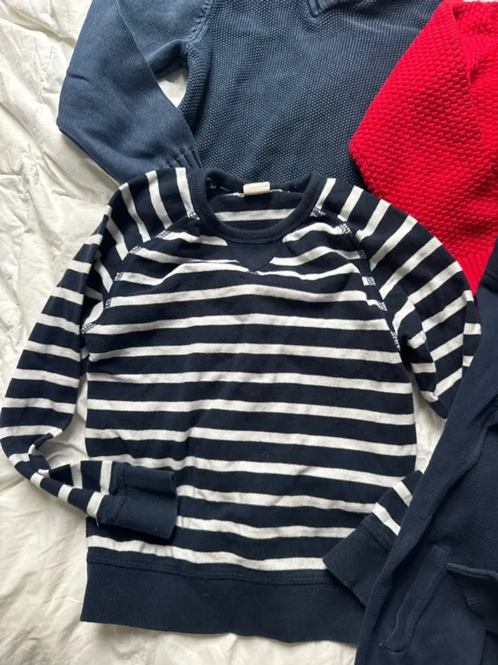 Lot pull et gilet 8 ans garçon - photo numéro 2