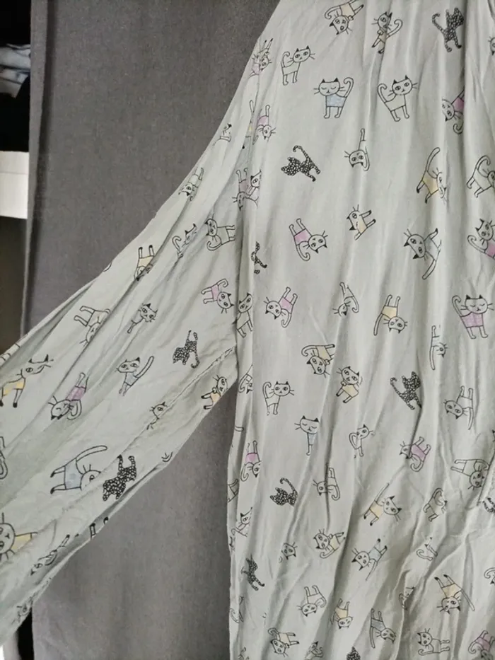 Chemise légère motif chats - photo numéro 5