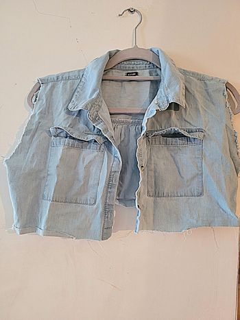Boléro en jeans fin