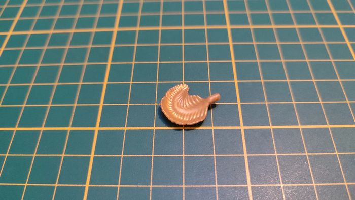 Plume d'autruche recourbée référence 30 21 9000 pièce détachée Playmobil #C32 - photo numéro 2