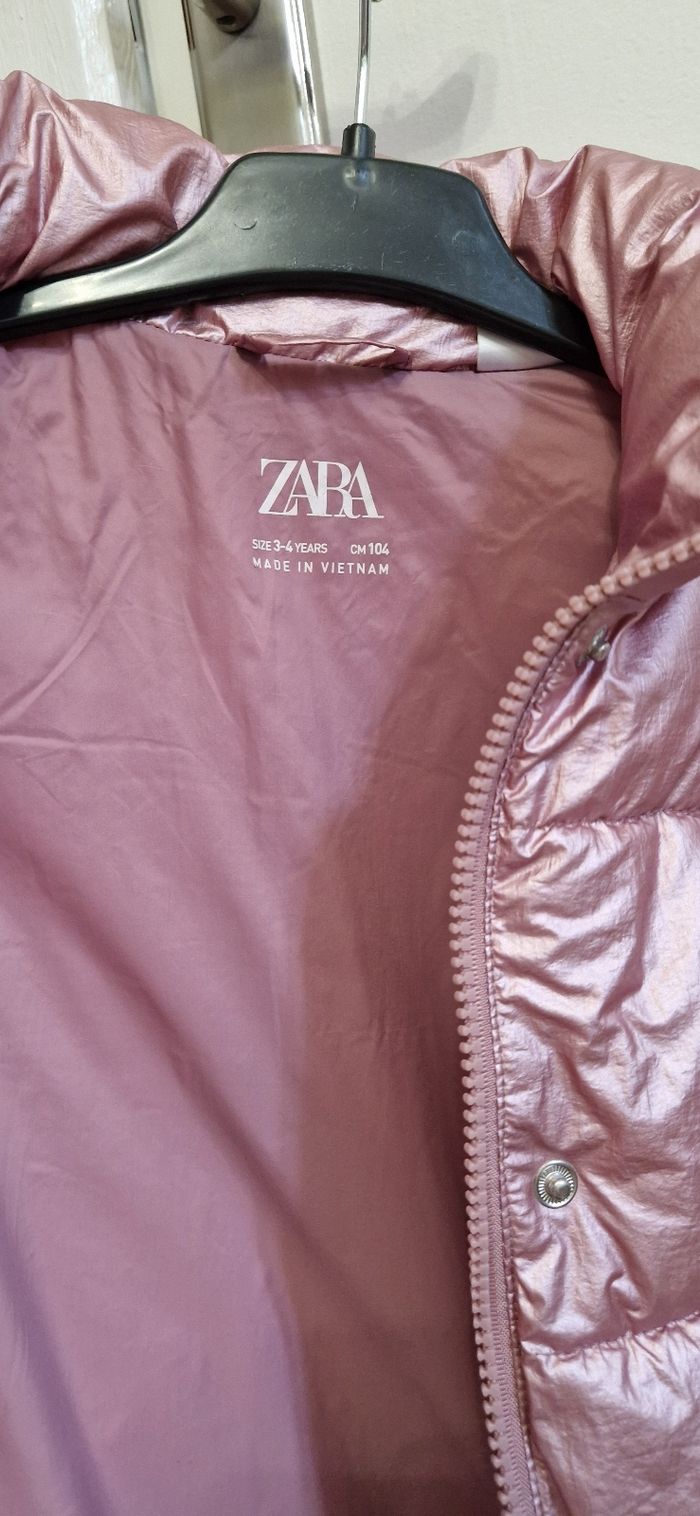 Manteau métallisé fille 3/4 ans Zara - photo numéro 7
