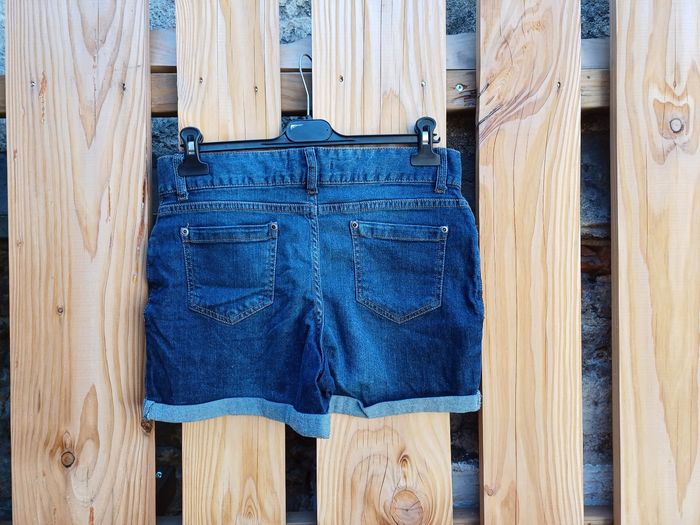 Joli short en jean bleu avec broderie neuf Blancheporte taille 40 - photo numéro 9