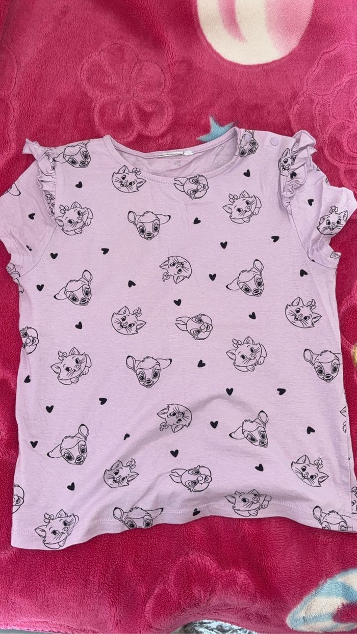 Tee shirt fille disney