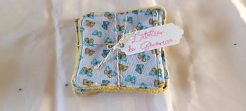 Lot de 5 lingettes lavables