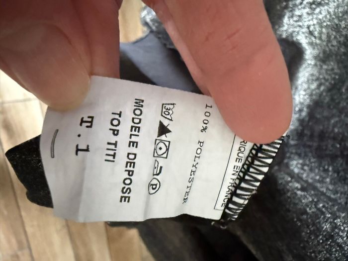 Blouse dorée manches longues fêtes - photo numéro 3