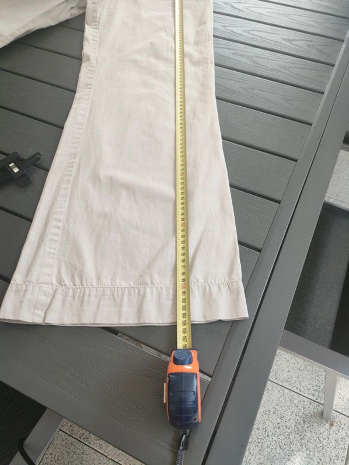 pantalon large taille haute Manoukian 38 40 - photo numéro 12