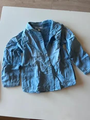 Chemise jean fille