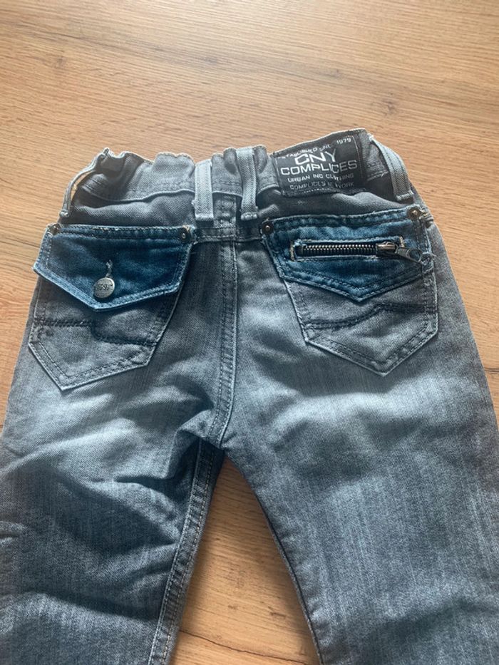 Jean gris bleu Complices 4 ans garçon - photo numéro 5