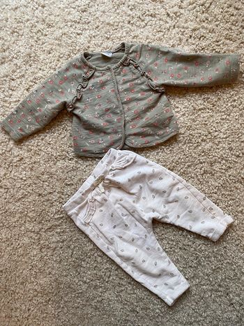 Ensemble tape à l’œil 12 mois fille