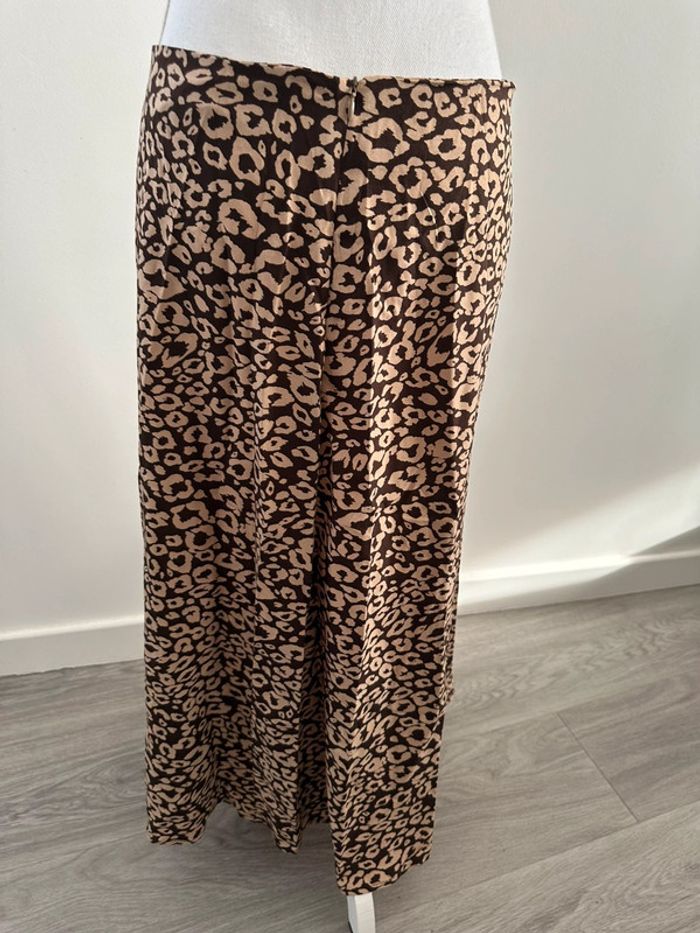 Jupe longue léopard marron et beige T40/42 L/XL - photo numéro 5