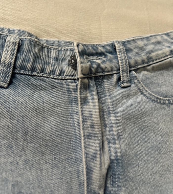 Short en jean taille haute - photo numéro 3