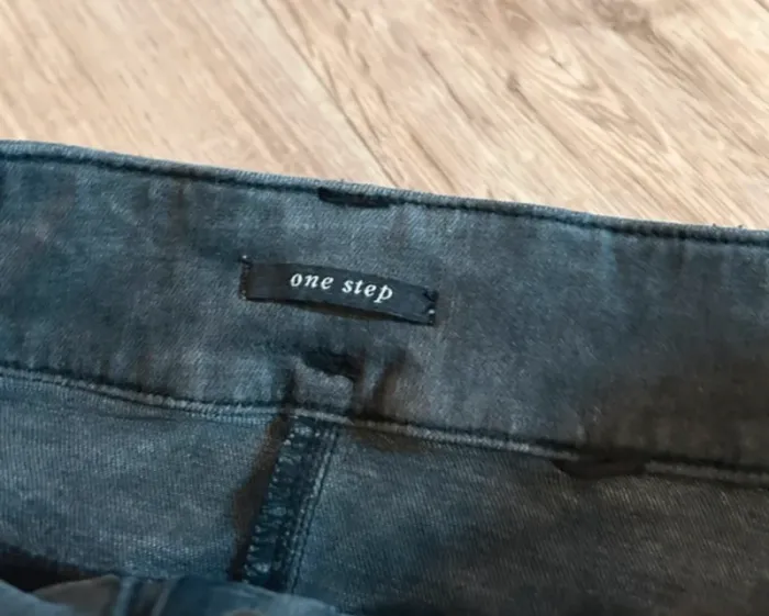 One step jupe jeans grise femme, taille 40 Ceinture intégrée - photo numéro 6