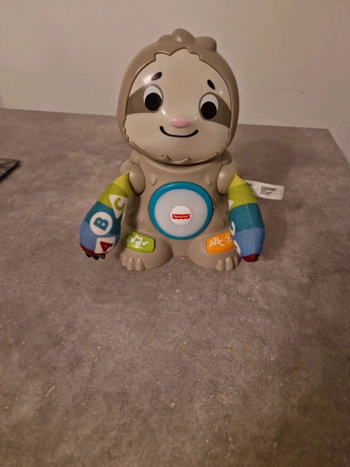 Jouet d'éveil Mathieu le paresseux musical lumineux T9mois TBE fisher price