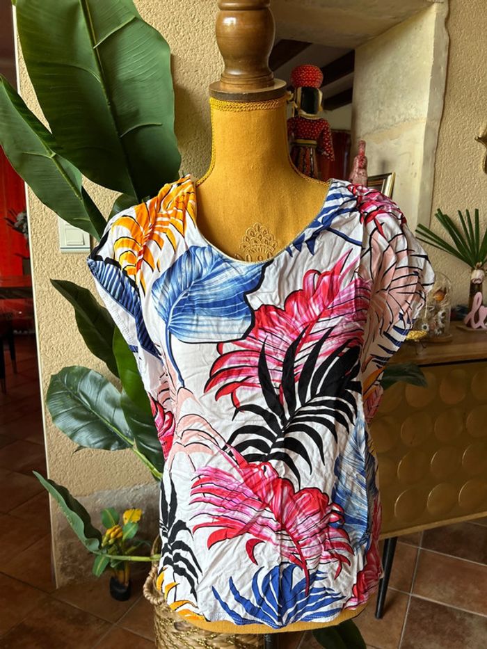Tunique flamant rose L