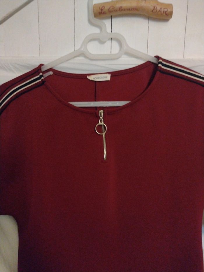 Robe cache cache style sportwear - photo numéro 2