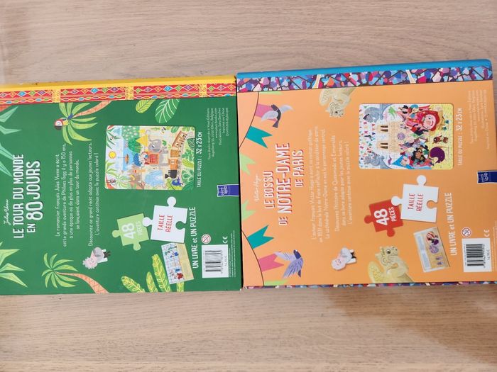 Livre avec puzzle - photo numéro 2
