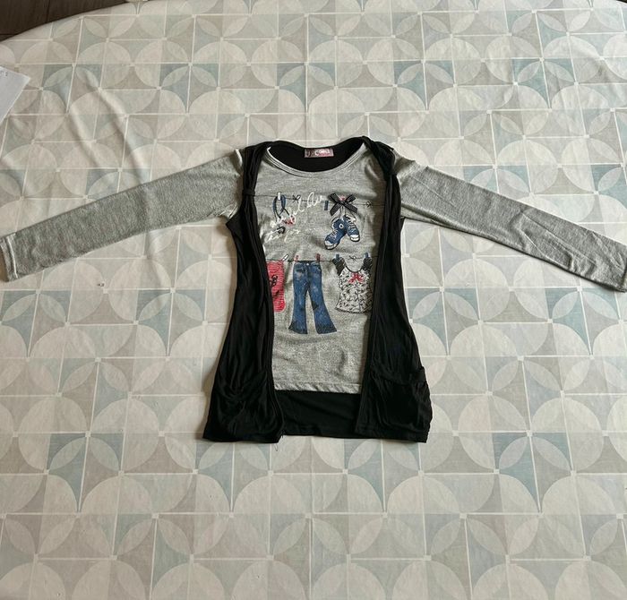 T shirt fille - 10 ans - LPG - en très bon état