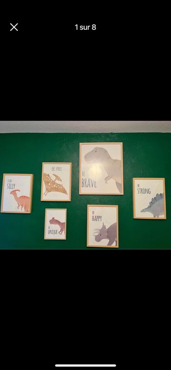 Toiles dinosaures décoration