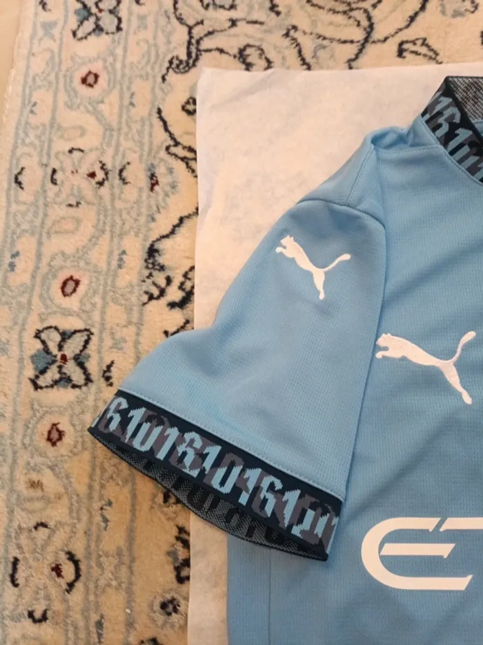 Maillot de foot Puma équipe Manchester City 2024/2025 taille 13/14 ans authentique neuf - photo numéro 7