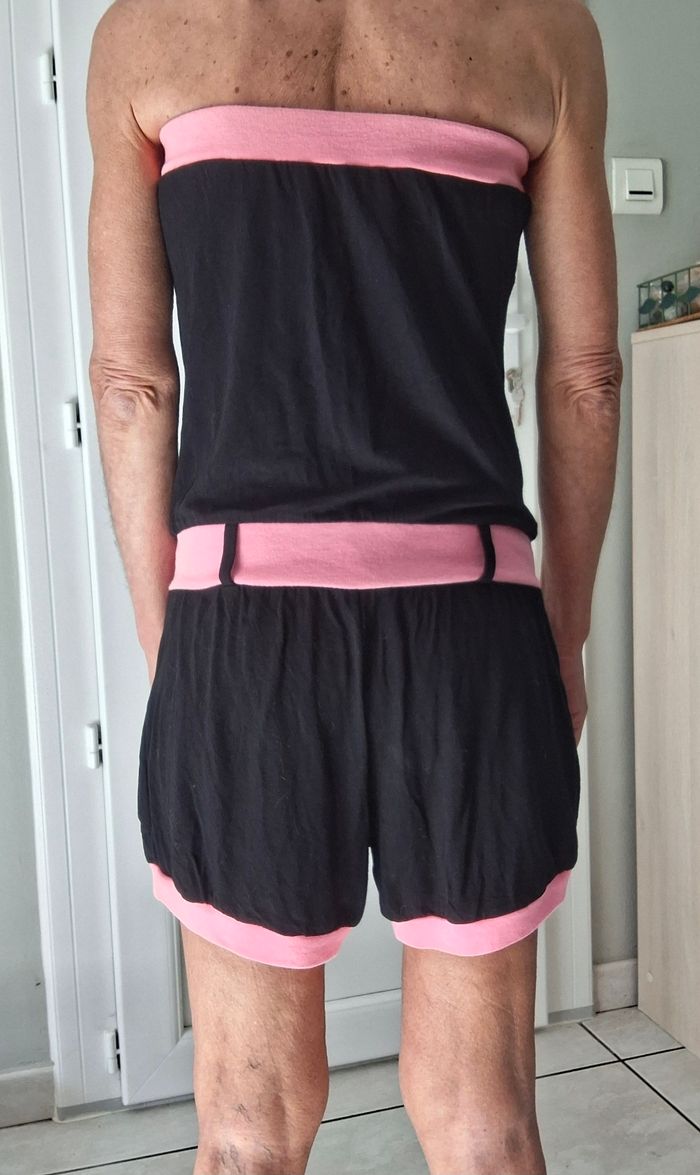 Combi short noir et rose - photo numéro 7