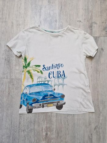Tee-shirt manches courtes 11 ans Sergent Major voiture cuba