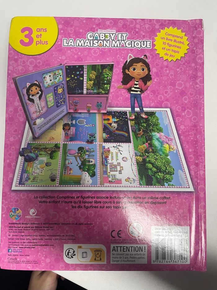 Livre + figurines + tapis de jeu Gabby chat - photo numéro 4