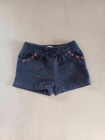 Short chaud marine Verbaudet 12 mois très bon état