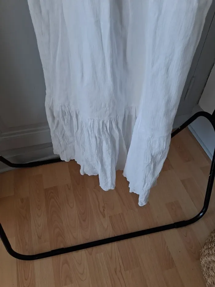 Robe blanche style bohème - photo numéro 3