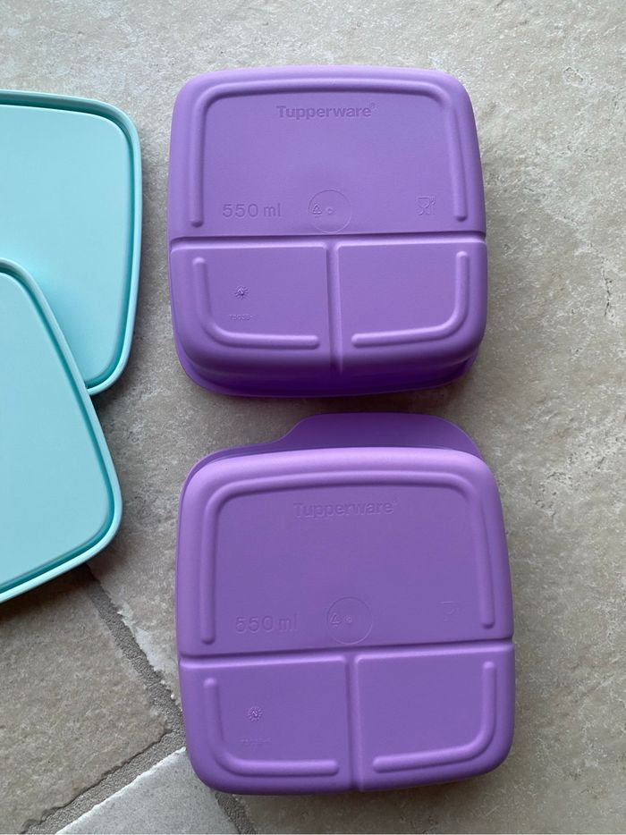 Lot Tupperware lunch box - photo numéro 4