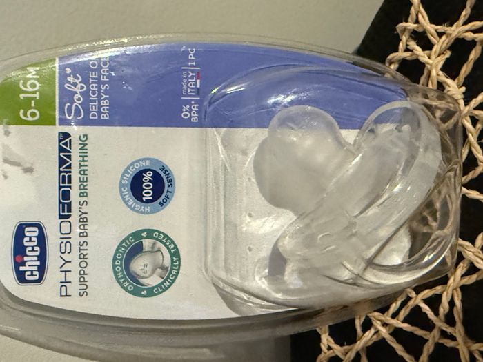Chicco Physio Forma Soft Sucette Silicone Transparente 6-16 Mois - photo numéro 2