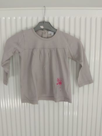 T shirt manches longues fille 24 mois  in extenso
