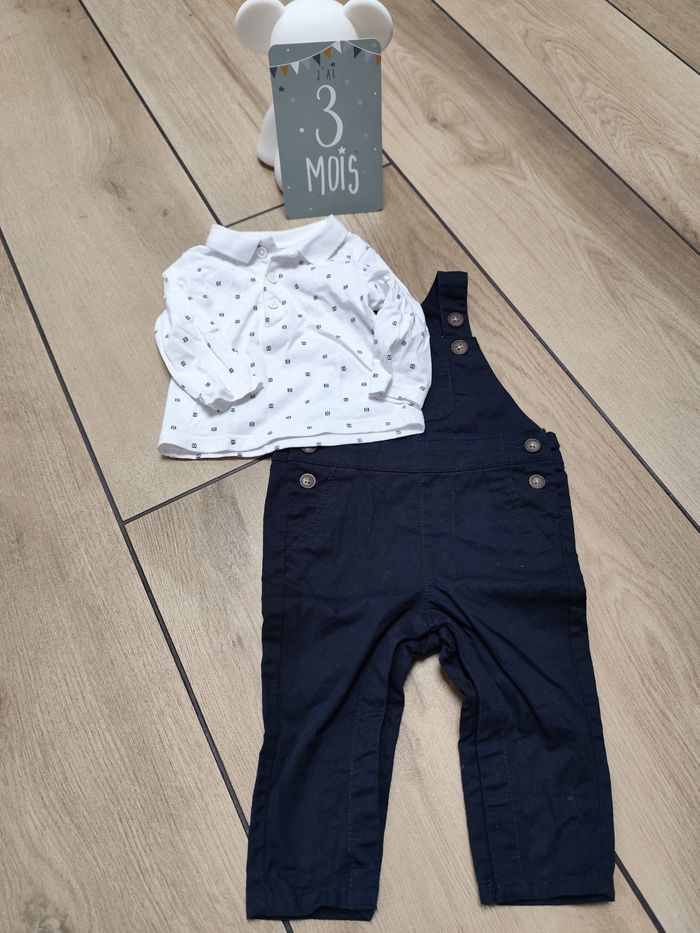 Ensemble salopette tee shirt