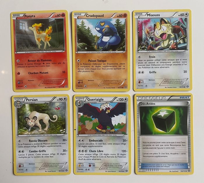 Cartes Pokémon XY Offensive Vapeur