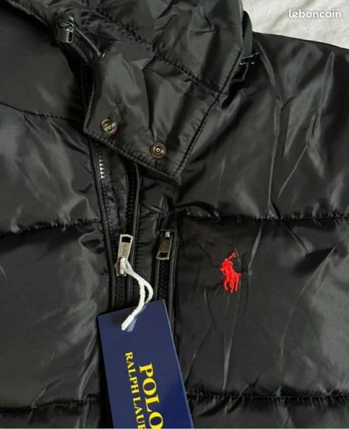 Veste doudoune ralph lauren homme noir - photo numéro 3