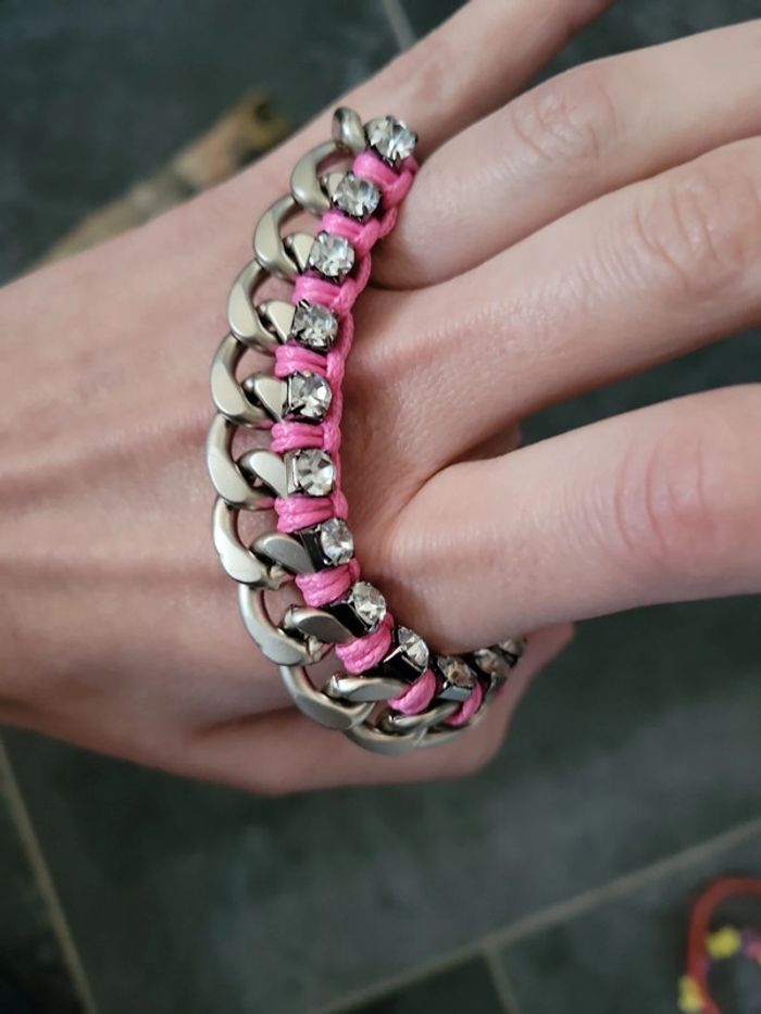 Lot de bracelets pour femme clou acier vintage - photo numéro 8