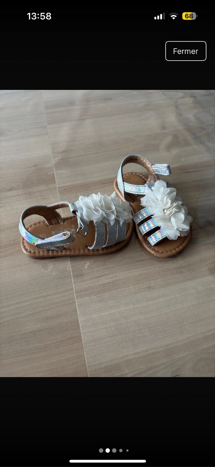 👶 Sandales fille taille 20 – marque Nini & Girls 🌸✨