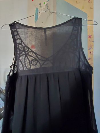 Robe longue noire sans manche 3 Suisses Taille 40