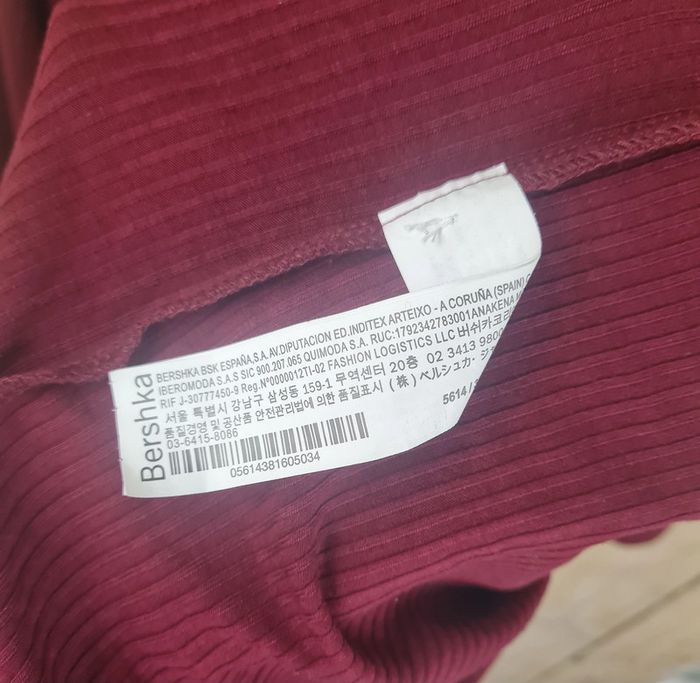 Robe, Tunique Rayée Façon Pull, Manche 3/4, Bershka, Taille M - photo numéro 8