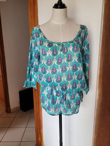 Blouse bleu