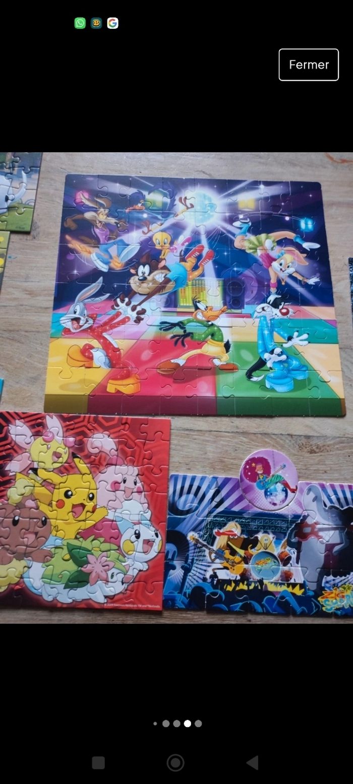 Lot de 9 puzzles - photo numéro 4