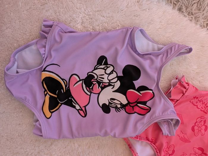 Lot maillot de bain Minnie Disney 12-18 mois - photo numéro 2
