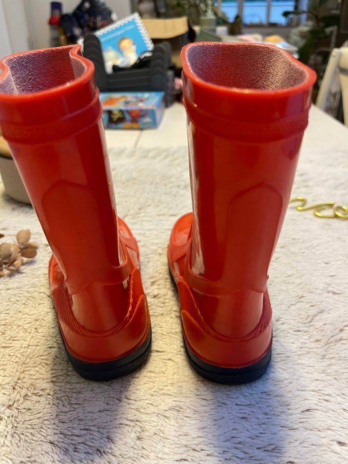 Botte de pluie en caoutchouc rouge - G&G - photo numéro 6
