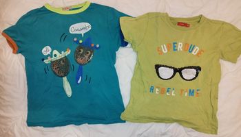 Lot t-shirts MC 8ans 