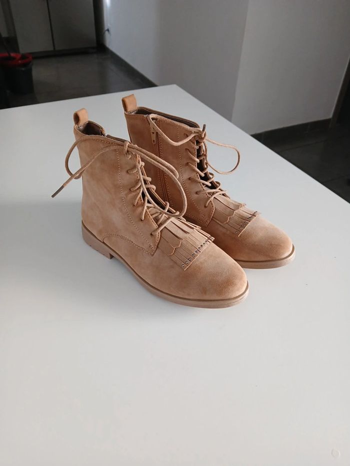 Bottine beige