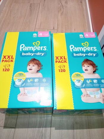 Couches pampers taille 4 xxl