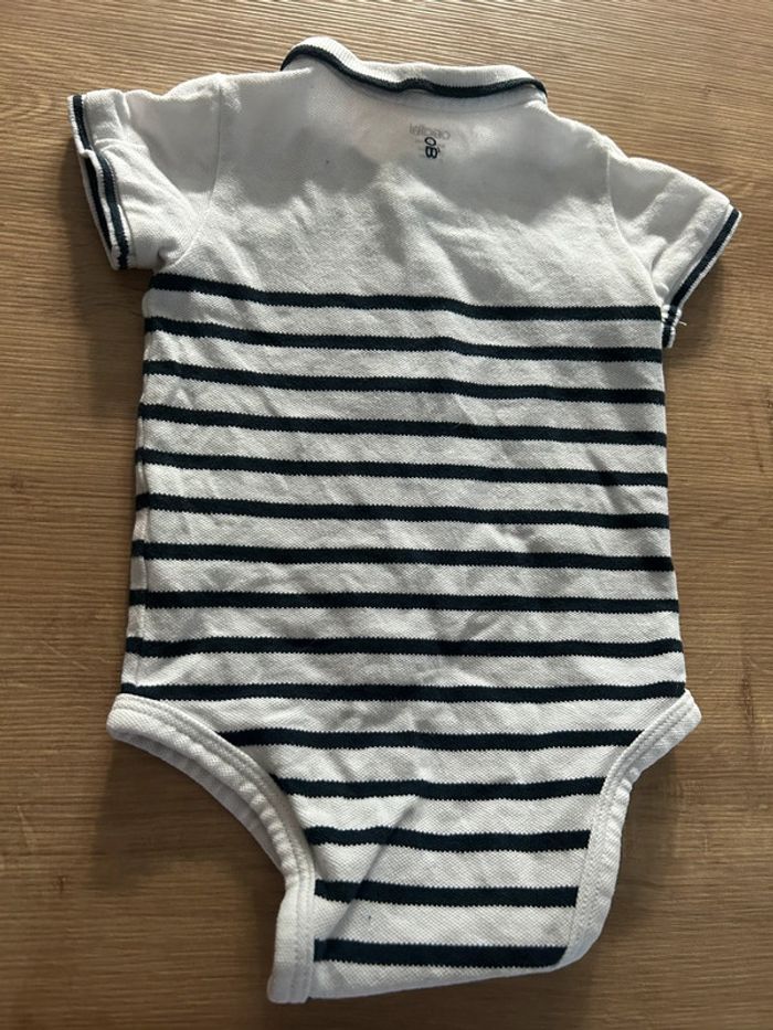 Body polo marinière Obaïbi - photo numéro 6