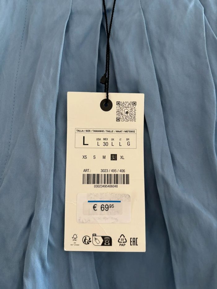 Pantalon effet froissé Zara L neuf avec étiquette - photo numéro 5