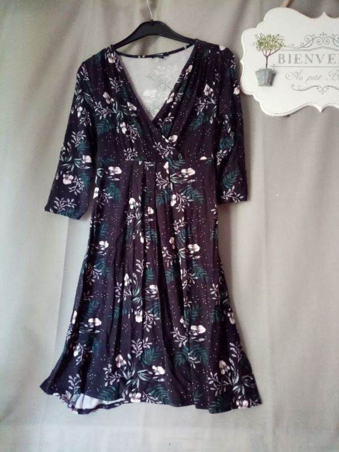 Robe manches 3/4