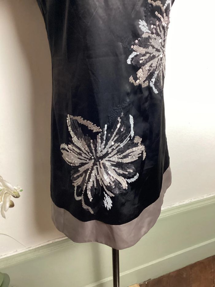 Robe noire avec sequins Lucy&Co 36 - photo numéro 2